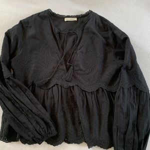 Ulla Johnson black top, small